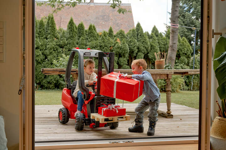 BIG Kinder-Gabelstapler Linde 394